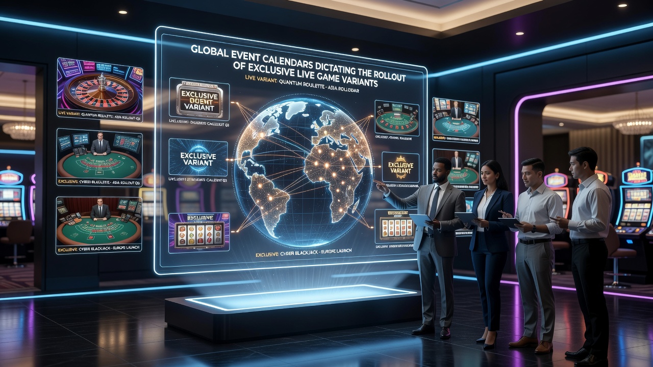Live dealer table setup with event-themed overlays in a digital casino interface