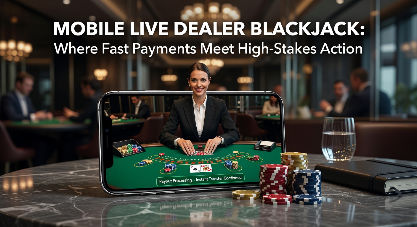 Close-up of a dealer's hands dealing blackjack cards on a high-limit table streamed live to a mobile device, with cryptocurrency payment icons and instant withdrawal notifications visible in the foreground