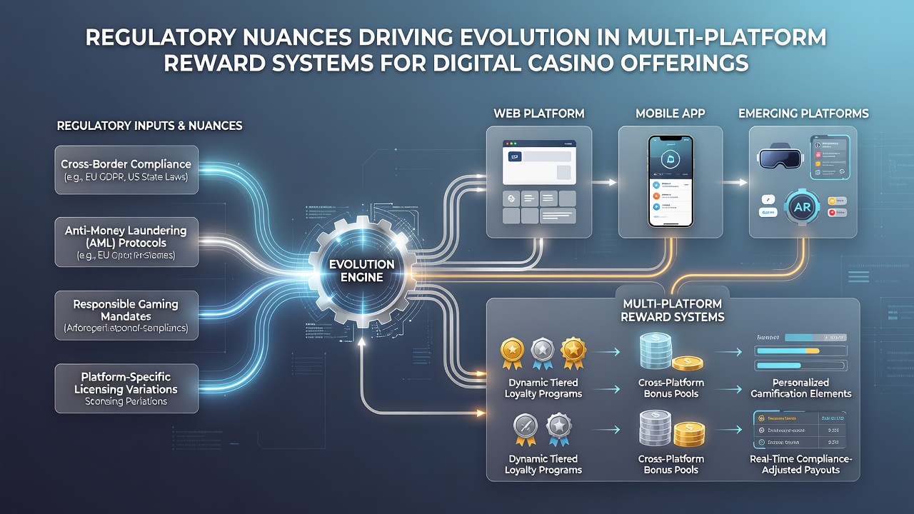Multi-platform casino interfaces adapting to evolving reward regulations