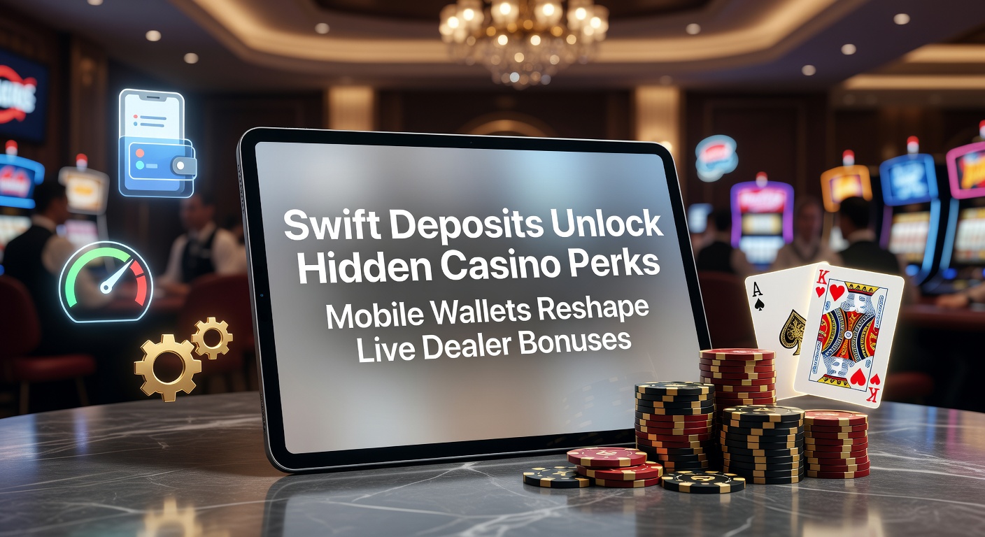 Smartphone displaying a mobile wallet app during a live dealer blackjack session, with instant deposit confirmation and bonus notification popping up on screen