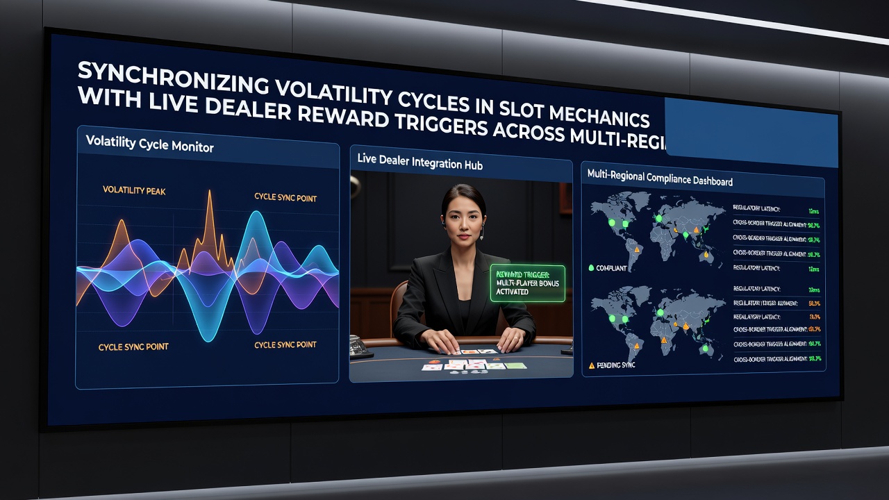 Flowchart illustrating payment gateway routing between slot volatility meters and live dealer bonus activation points